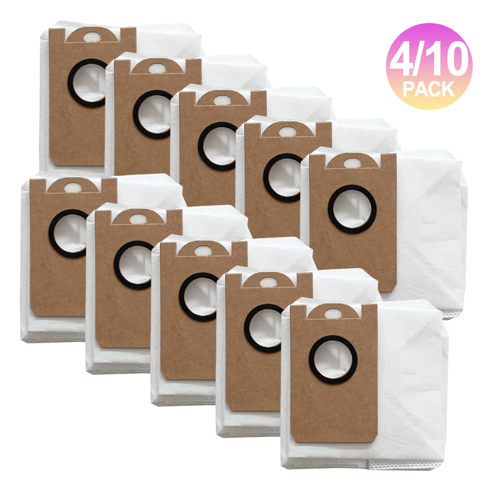 4/10pcs Dust Bags For BObsweep Dustin For Orb-i 3.5 Liter Disposable Dust Bags Household Cleaner Non-woven Fabrics Dust Bags