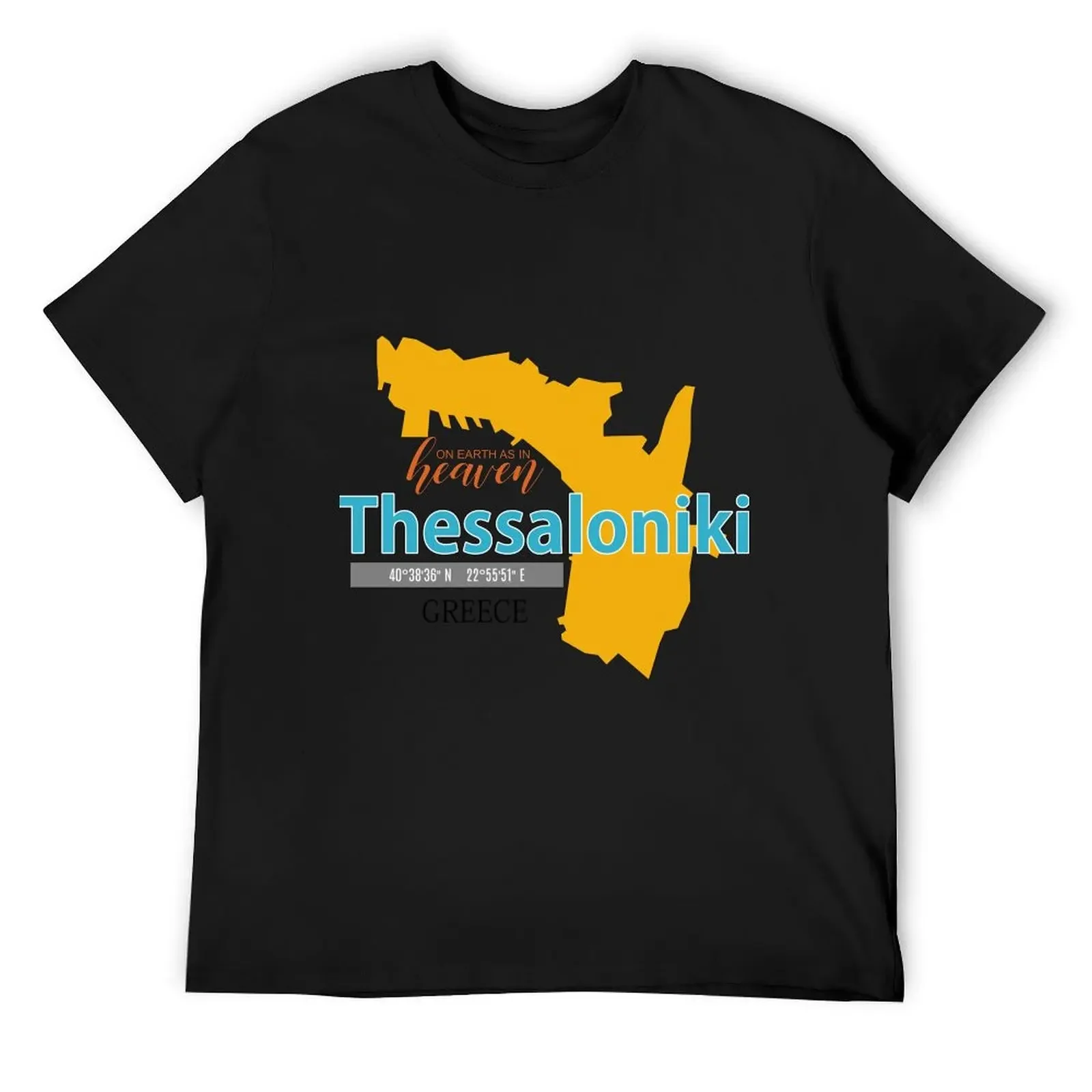 

i love thessaloniki Greece T-Shirt street wear Short sleeve tee quick-drying customs design your own mens white t shirts