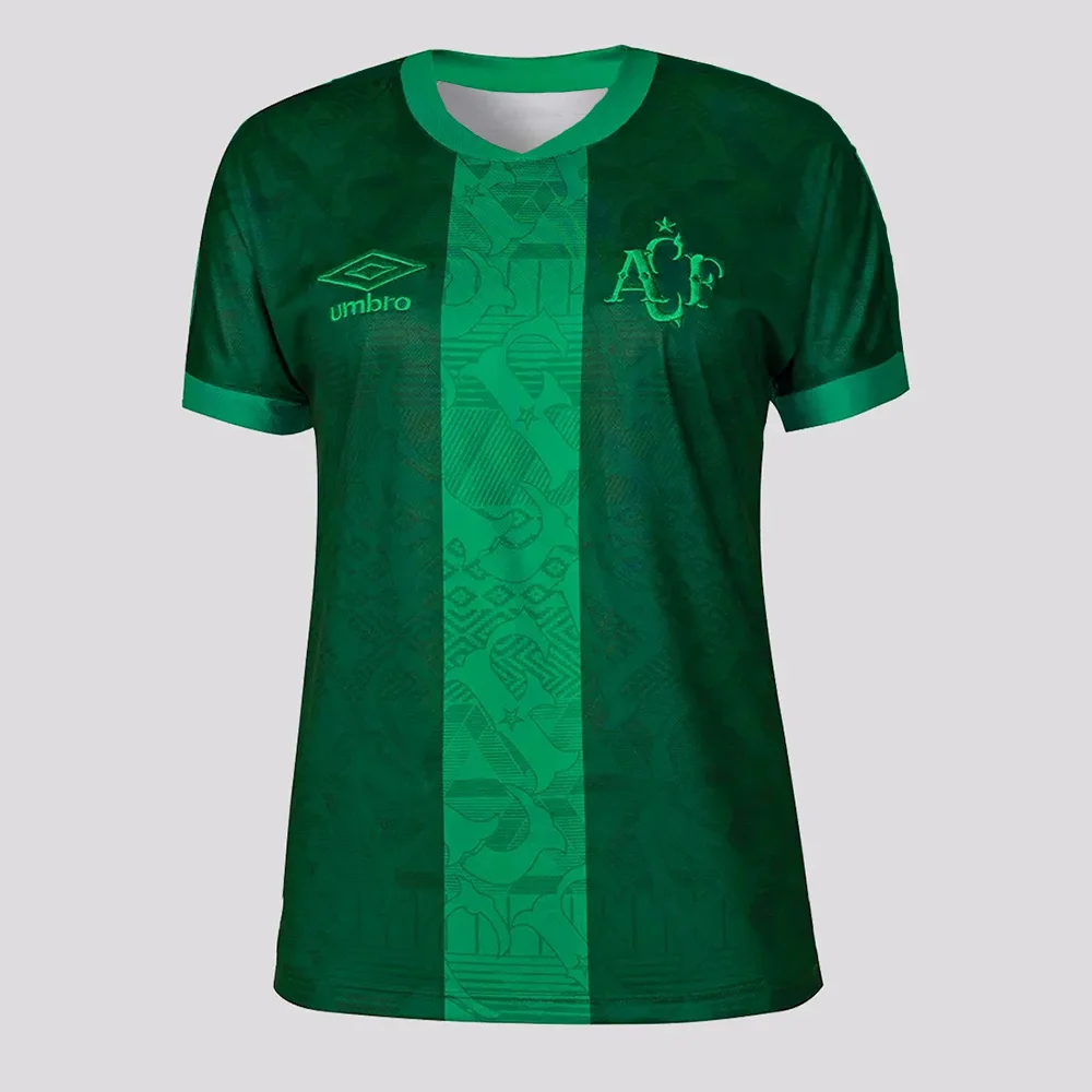 “2025 Umbro x ACF Verde Mujer Jersey! Verde esmeralda × Patrón de diamantes—Femme Contour Fit × para Heritage Flair unisex!"