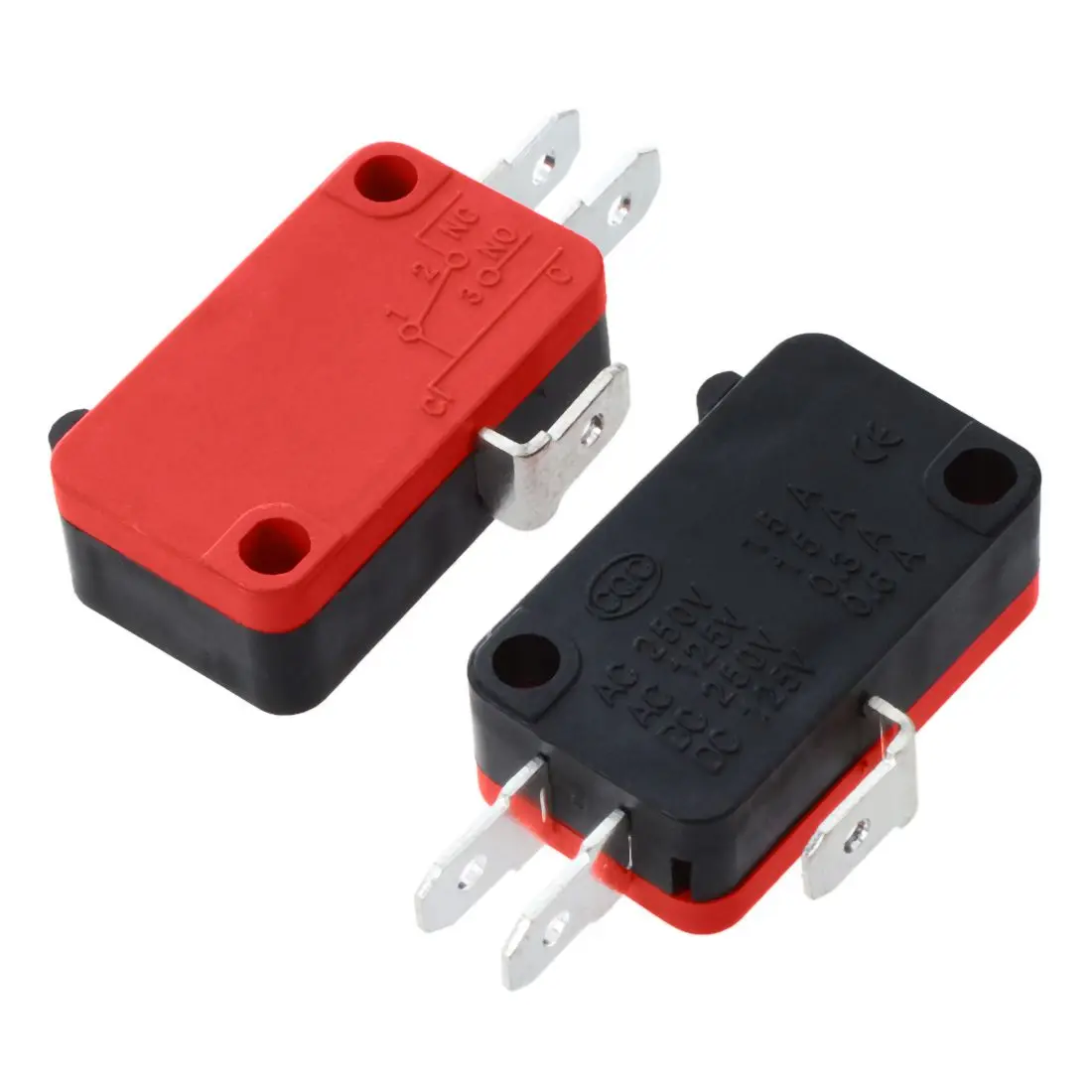 ABZV-15A 250VAC 4A 250VAC Srew Connector Actuator Limit Micro Switch 5 Pcs