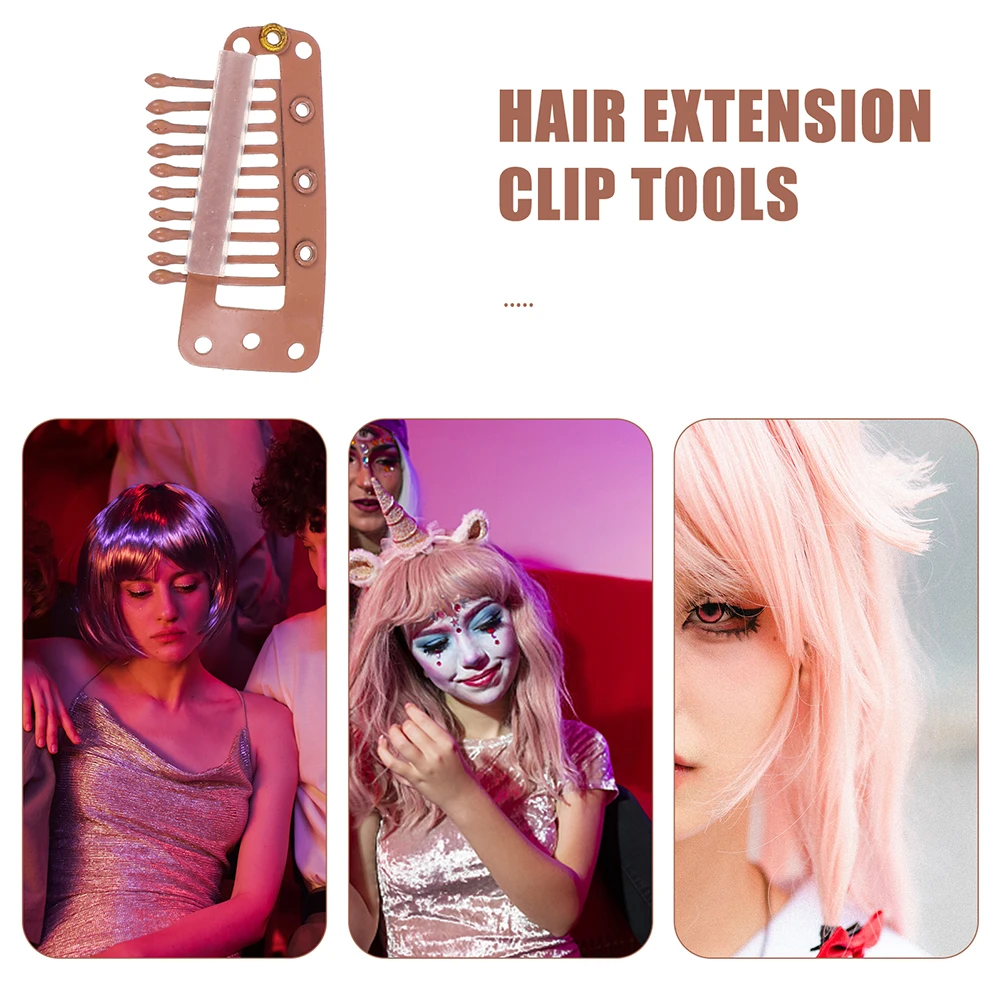 

40 Pcs Hair Clips Hairdressing Extensions Pin Elasticity Metal for Styling Miss