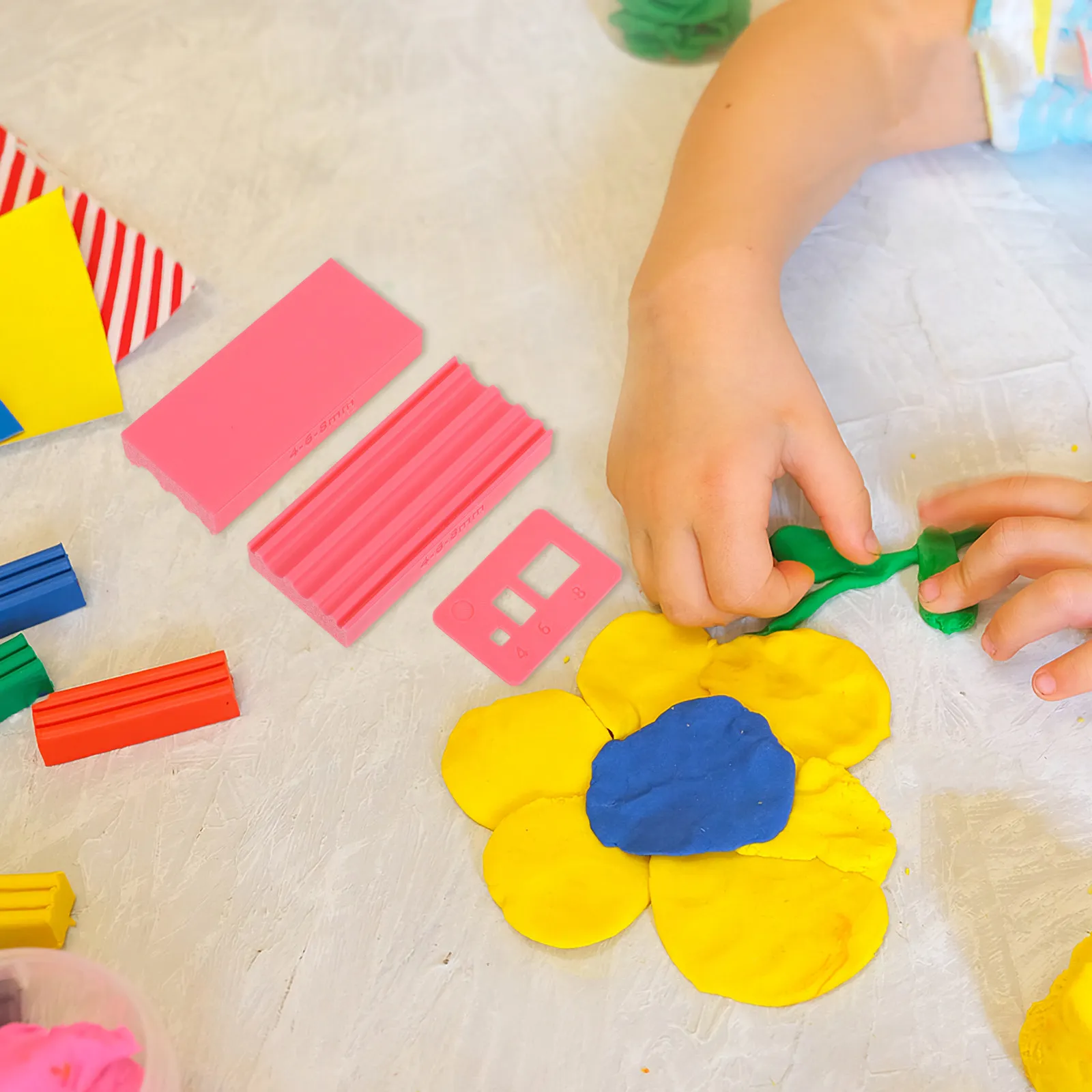 

Набор из 2 форм для лепки бусин из полимерной глины, инструмент для создания круглых бусин, принадлежности для изготовления серег, браслетов и украшений, 4, 6, 8 мм