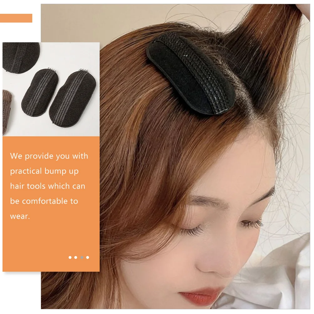 Hair Bump Volume Clips Clip Up Volumizing Tool Padding Pad It Base Pads Styling Insert Sponge Bun Inserts Bases Hairpin Puff