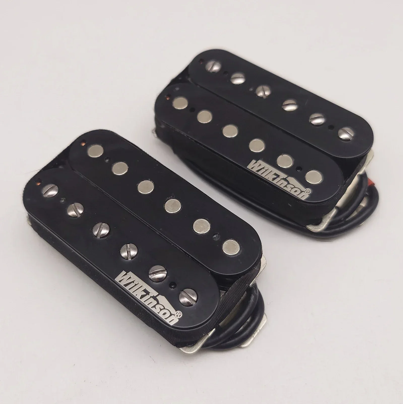 Wilkinson Ainico 5 Humbueker Double Row Open Electric Guitar Humbueker Pickups Set Black HSH Guitar  Accessories