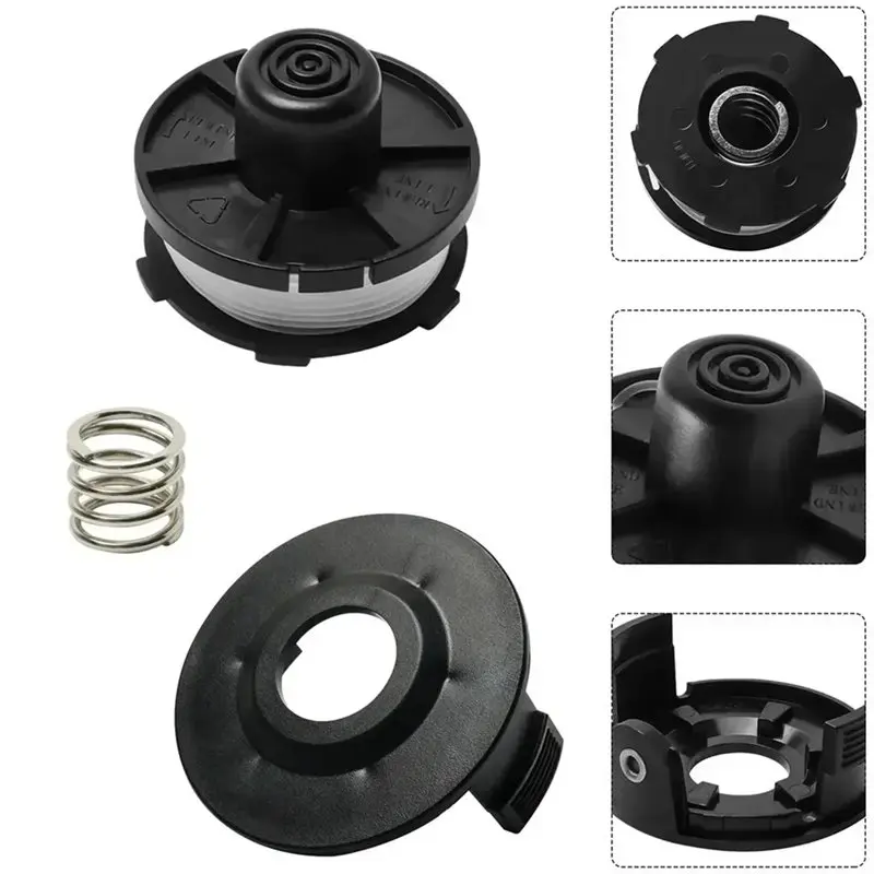 Zestaw części zamiennych BOFO 3 szt. do podkaszarki, głowica szpuli, osłona, sprężyna do modeli BUR181, BUR141, DUR181Z, DUR141Z