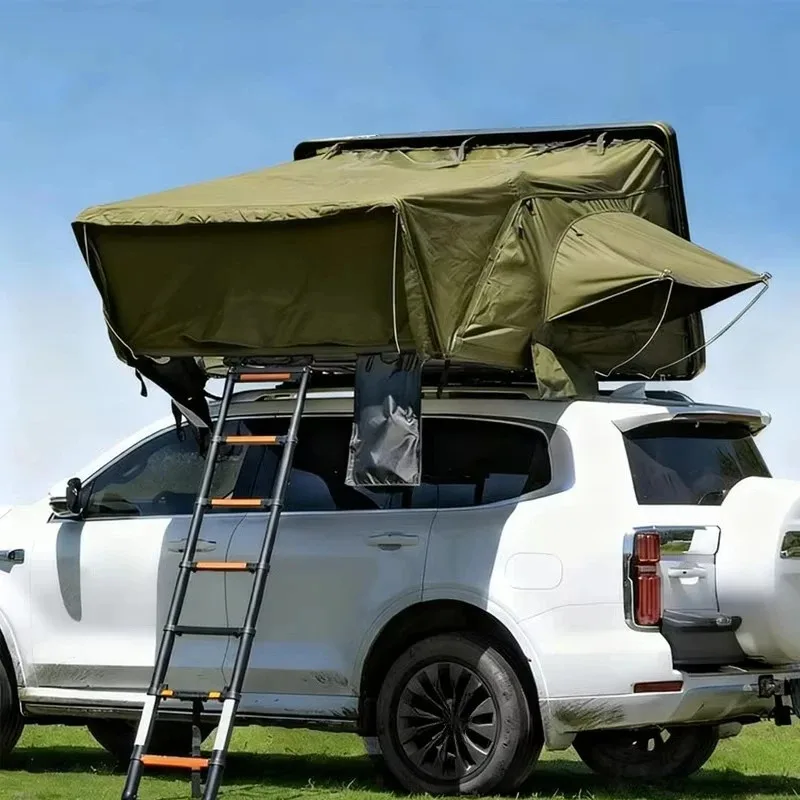 

Roof Aluminum Alloy Car Suv Outdoor Camping Tent Automatic Hard Top Folding