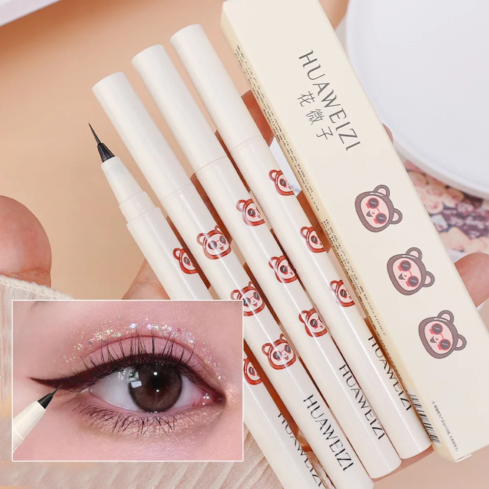 Ultra-thin Black Brown Matte Liquid Eyeliner Waterproof Lasting Silky Lying Silkworm Lower Eyelash Makeup Pencil Eyes Cosmetics