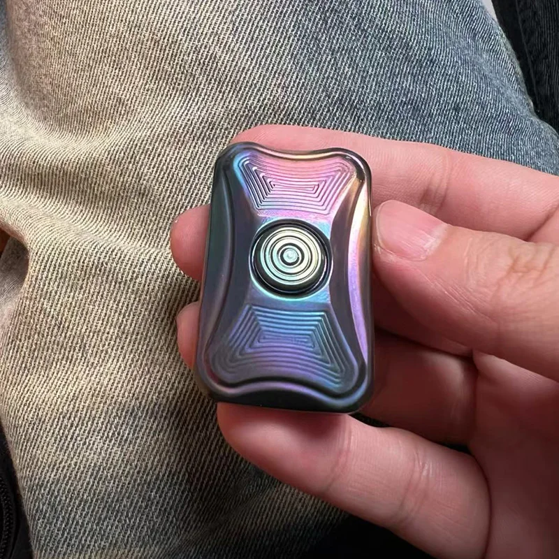 ZDEDC A2 2 In 1 Unlimited Pushing Slider Fidget Spinner Stress Relief Toy Push Slider