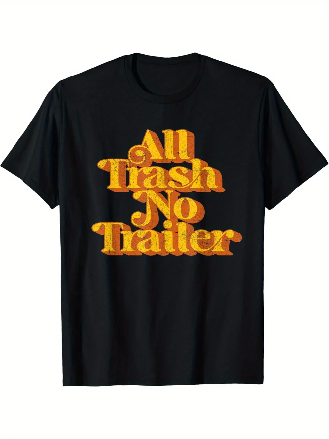 New Vintage Style, All Scrap, No Towing, Amusing Rural Pride, Retro 70S T-Shirt
