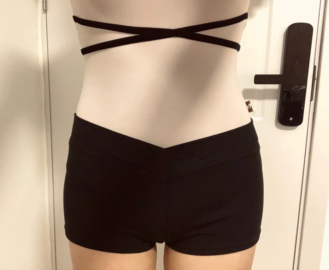 Dance Clothing Adult Women Ballet Exercise Shorts Tight Body Suit Gymnastics Practice Wear Pants Girl Short