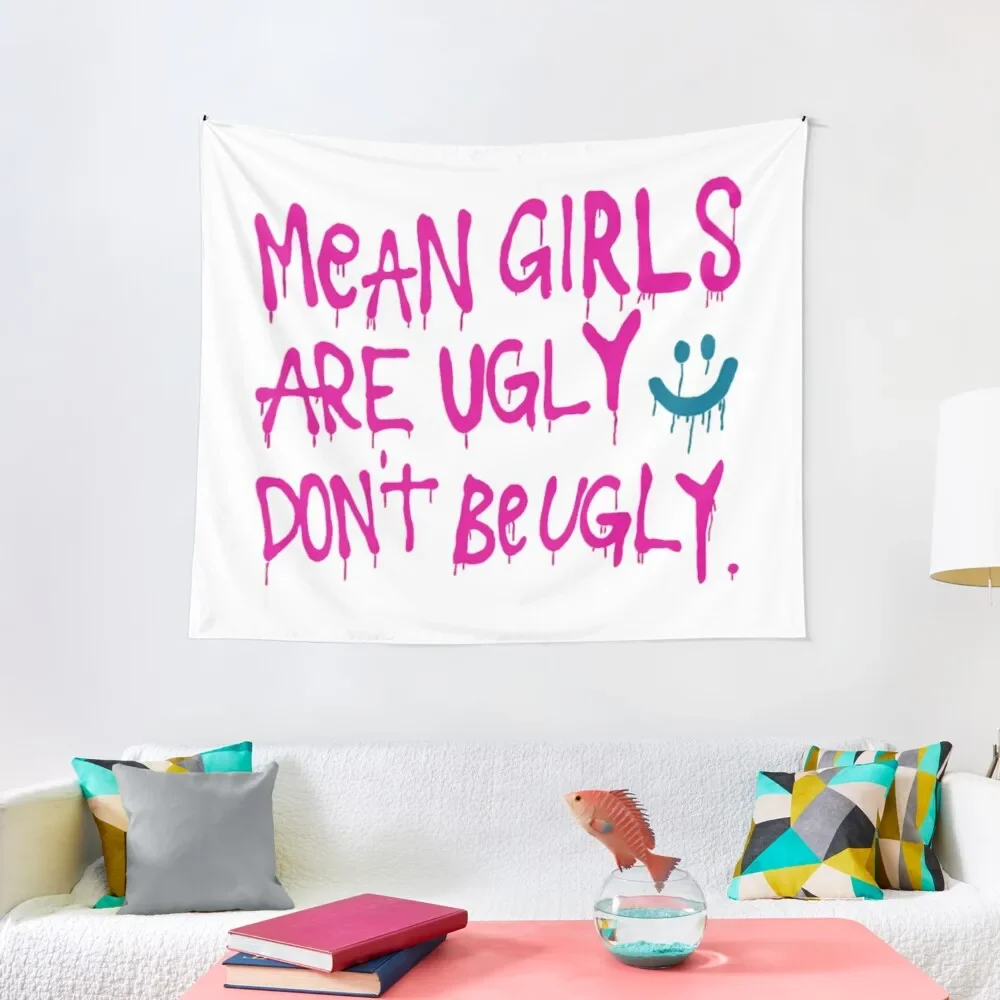 

dont be ugly pink Tapestry Room Decorator Bedroom Decor Tapestry