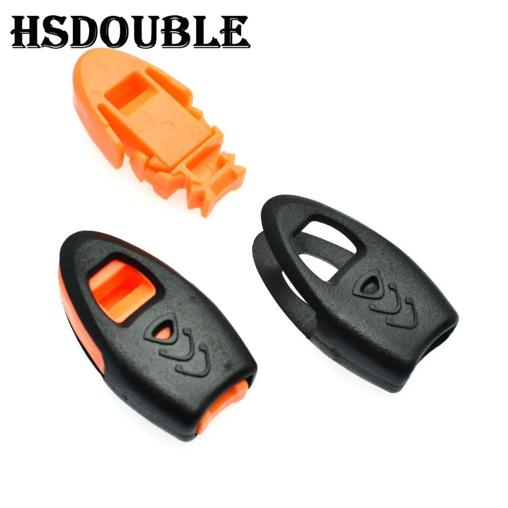 Emergency Whistle Zipper Pull Cord Ends Lock Paracord Knife Lanyard Survival Outdoor Camping Travel Kits