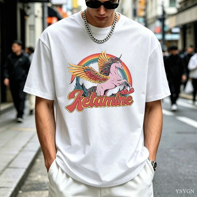 Funny Horse T Shirt Casual Short Sve Humor T-Shirt Male Tshirt Crew Ne Summer Harajuku Graph T Shirts 2026 New Model Short-sleev