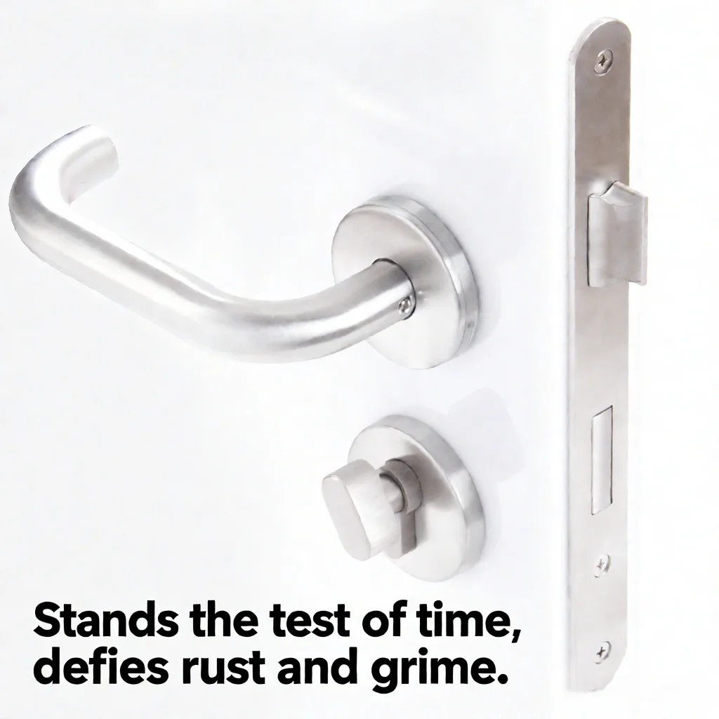 304 Stainless Steel Fire Door Lock Safety Channel Emergency Escape Fireproof And Secure for Home And Office Use