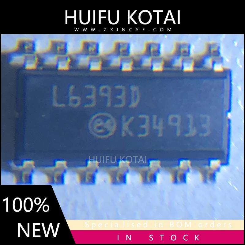 Novo Inventário Spot, L6393DTR, L6393D, SOP-14, 1Pc Lot