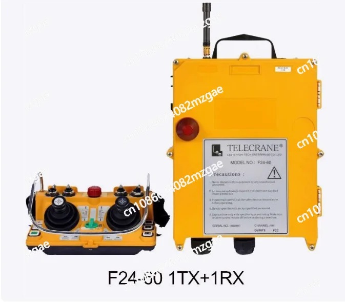 F24-60 Tower Crane Wireless Remote Control 6 Buttons Dual Rocker Arm Waterproof Dustproof Industrial Wireless Remote Control