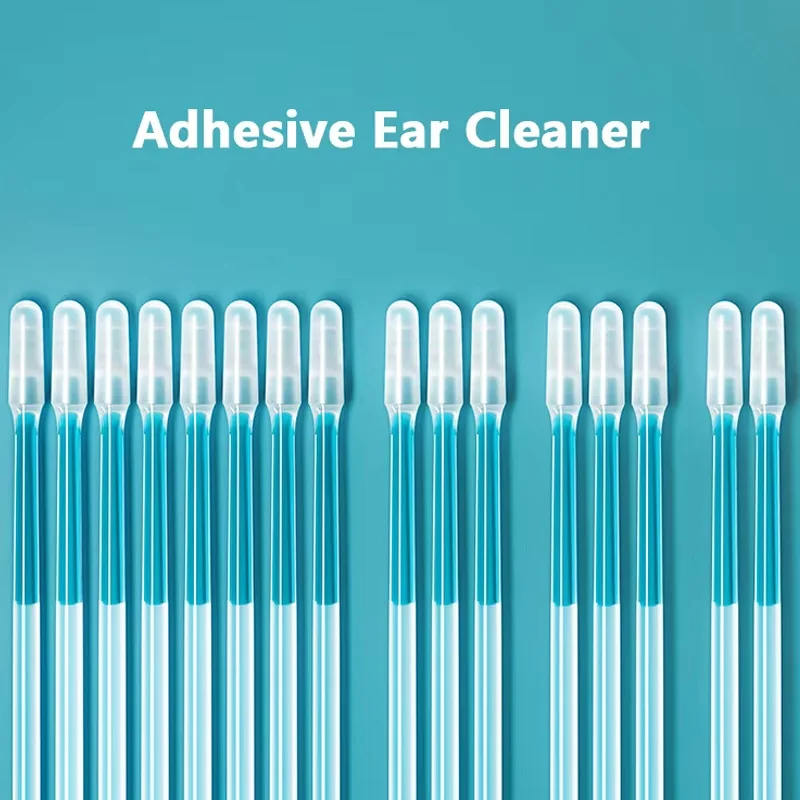 24Pc Disposable Silicone Ear Pick Remover sticky EarWax For Kids Olders Adult S/L Ear Cleaner Reusable Adhesive Earpick