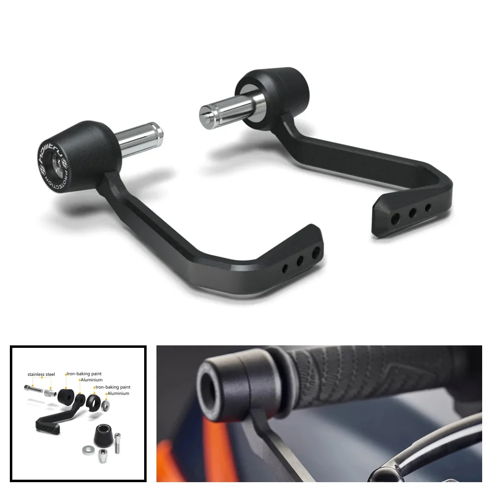 For KTM 1290 Super Duke R / GT / RR / R EVO / 2013-2022 2023 Motorcycle Handlebar Guard Cover Brake Clutch Lever Protection Bar