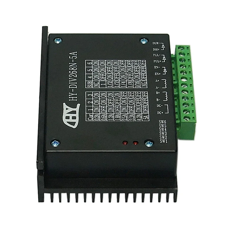 

Upgraded Stepper Motor Driver Controller TB6600 0.2-5A CNC Engraving Machine HY-DIV268N-5A Stepper Motor 12 ~ 48V