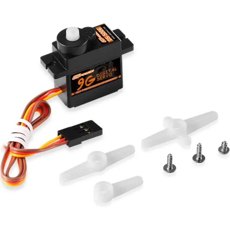 1 Set RC Vliegtuig Robot Auto Boot Kanaalvliegtuig Kleine Servo Motor 9g Plastic Tandwiel Digitale Servo Voor DIY