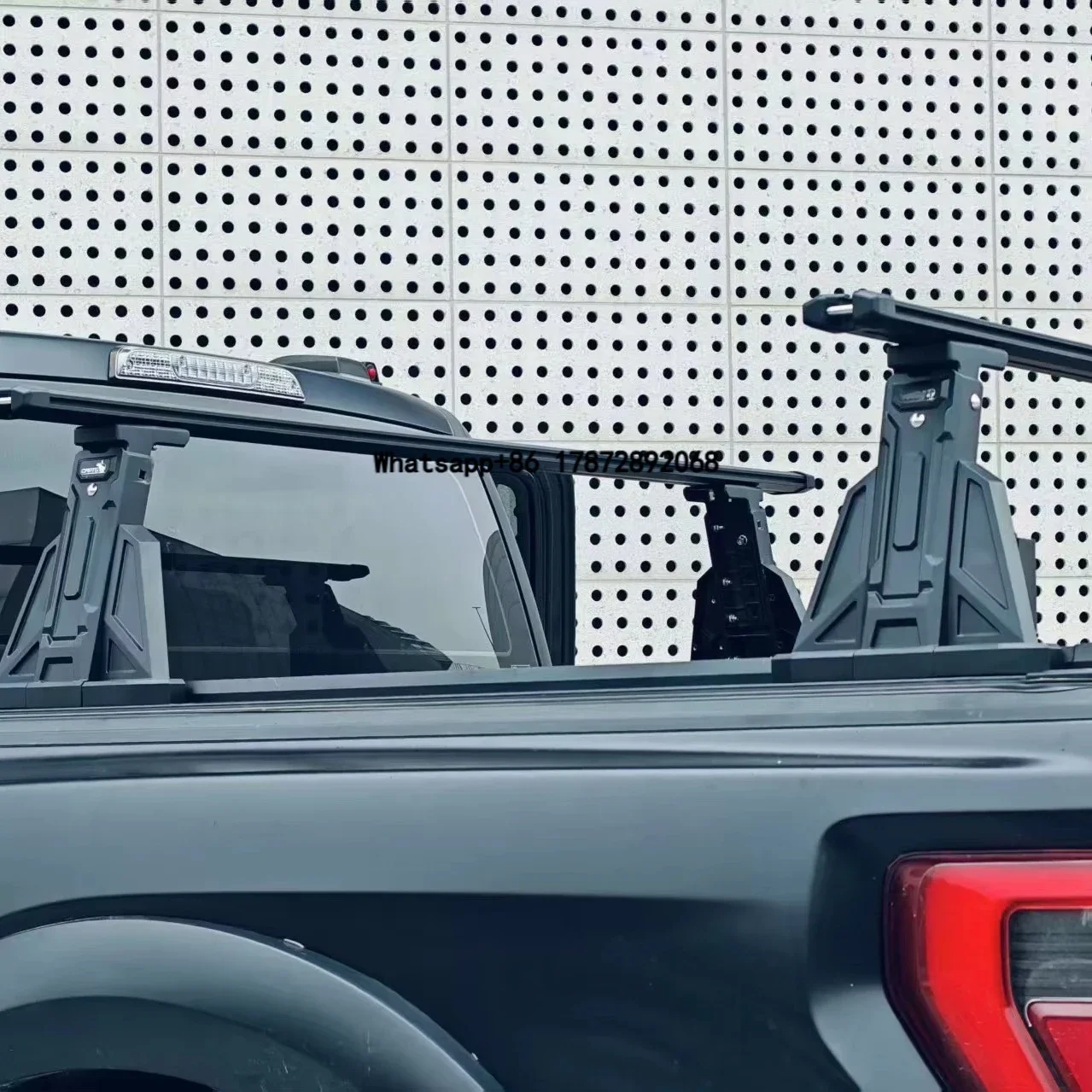 Off-Road Pickup Truck Bed Rack System With Adjustable Modular Panel Aluminum Alloy Truck Ladder Rack Bed Rack