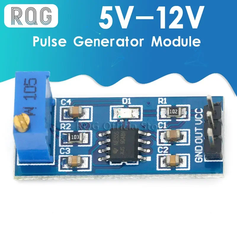 Adjustable Pulse Generator Module 1pc 5V-12V NE555 Frequency New M07 dropship for arduino