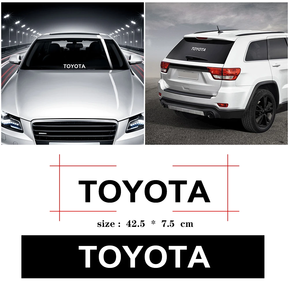 1 шт. виниловые Стикеры для стайлинга автомобиля, боковое зеркало заднего вида, декоративная наклейка на окно для Toyota Corolla Yaris Rav4 CHR Auris Avensis T25 Camry