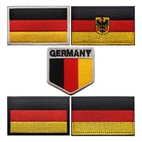 1PC German Flag Hook&Loop Armband Embroidered Military Moral Badge Patch