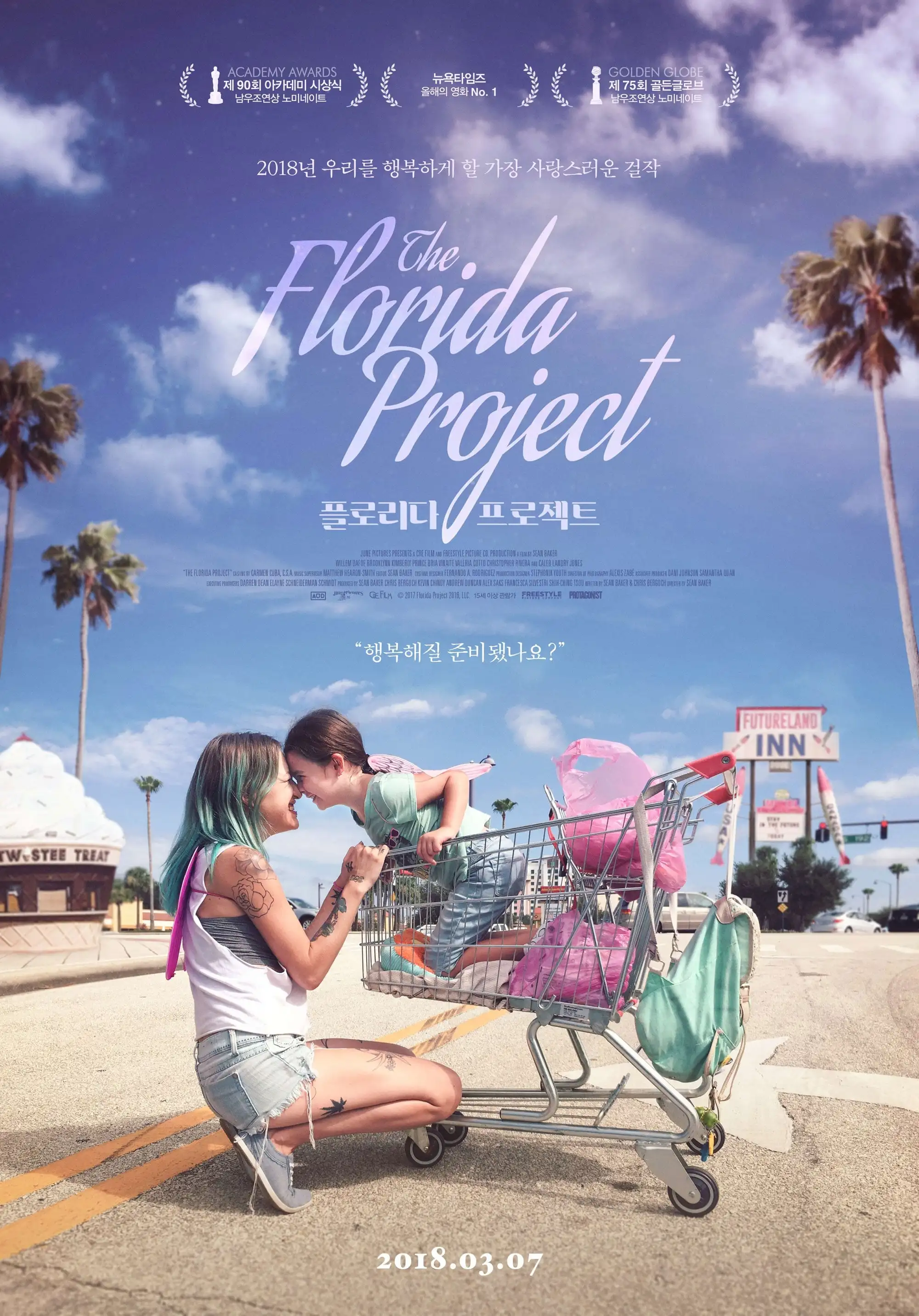 Hot Rare Movie The Florida Project (2017) Art SILK POSTER Wall Art Home Decorative painting