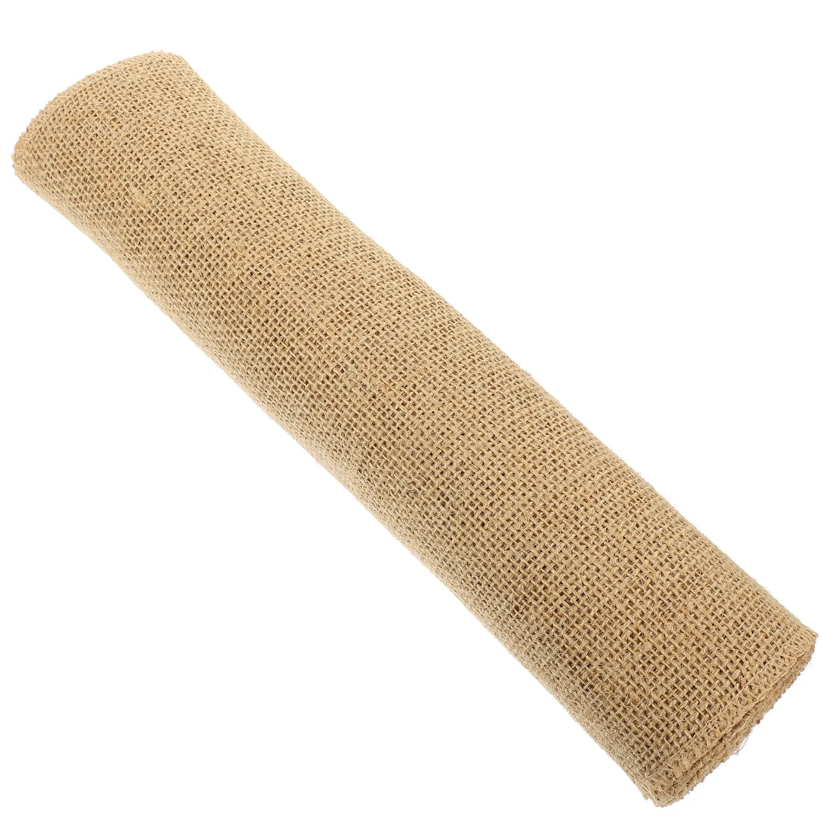 

Natural Flax Strip DIY Table Runner Wear Resistant Decorative Wrapping Ribbon for Shower Themed Party Graduation Fall