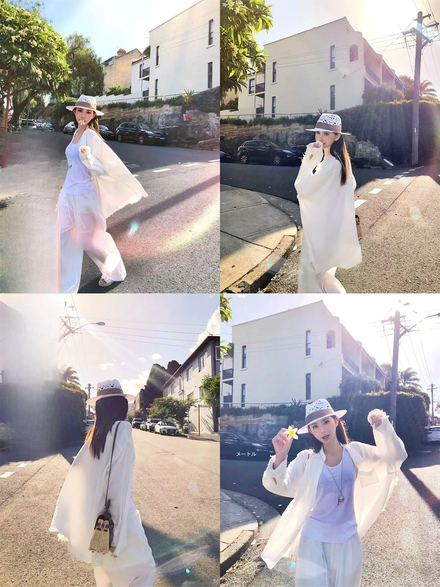 

Breathable 00% Cotton Loose Women's irt Early Spring Faion Set with Casual Pants Long Sve Spring Collection