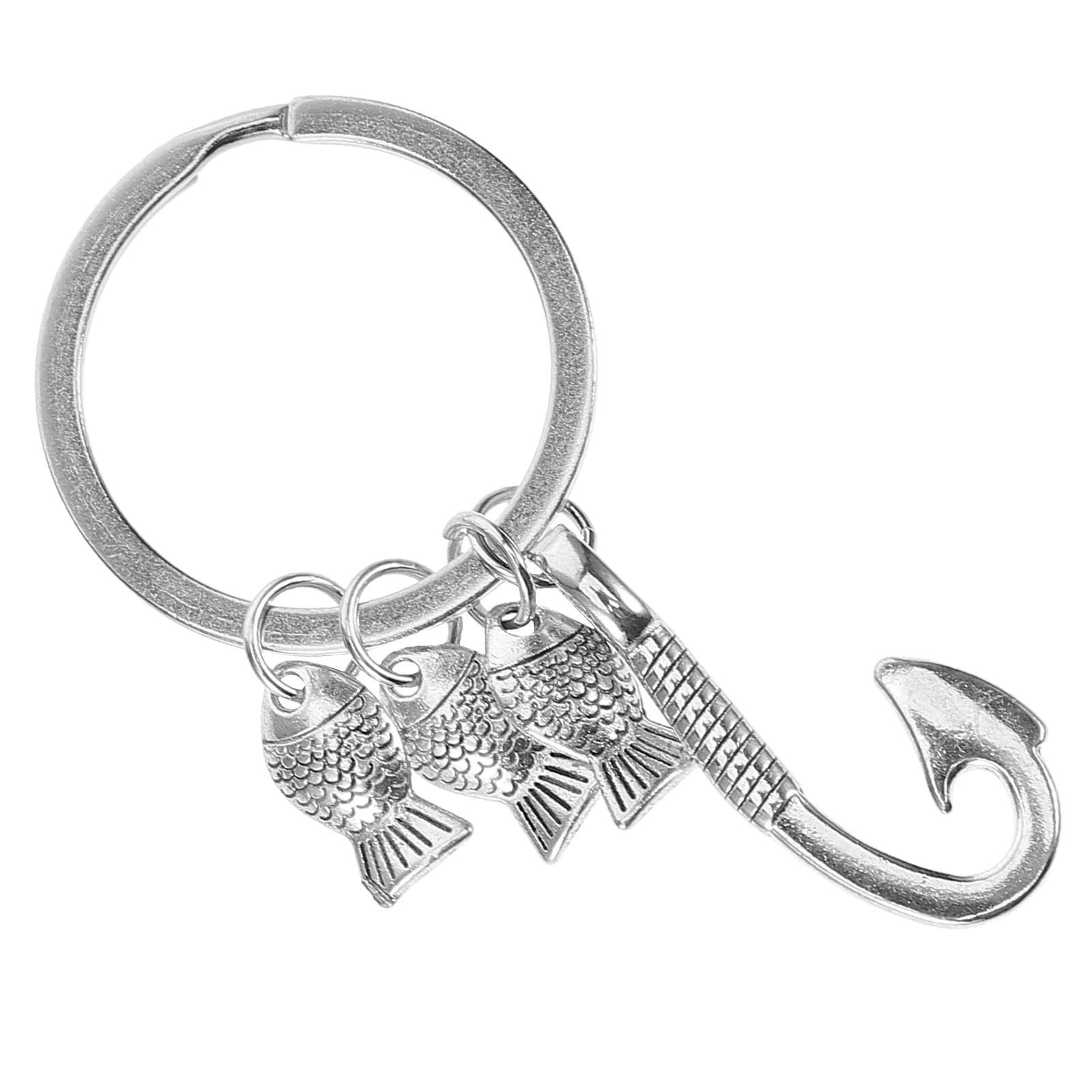 Portachiavi da pesca Portachiavi in metallo Portachiavi durevole Borsa Fascino Regalo per la festa del papà Ornamenti Accessori decorativi