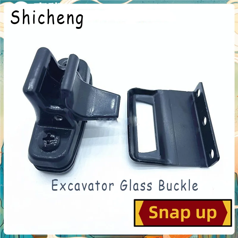 4cm For SH Door and Window Push-pull Buckle For Excavator Glass Buckle SK EX PC Liugong Xugong