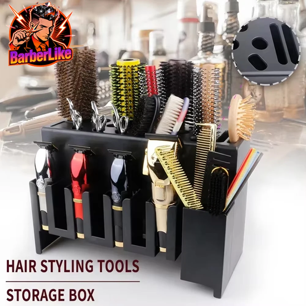 

Прочный карбоновый органайзер для парикмахера из полипропилена, держатель для инструментов, функциональный держатель для дома, парикмахерской, парикмахерской, подставки и стеллажи для хранения