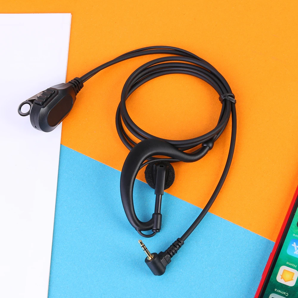 

2.5mm 1Pin Walkie Talkie Headset with PTT Mic Earphone Earpiece Headphone Multifunctional Accessories for Motorola Cobra Radio