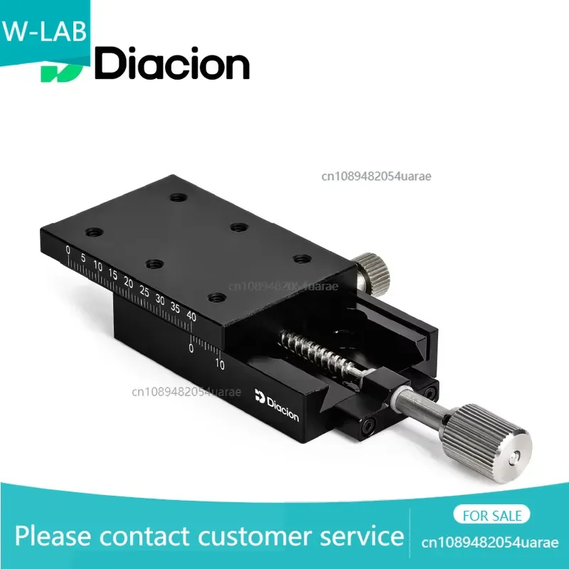 

Diacion WELC60 Manual Linear Stage Aluminum Alloy 3kgf Load Capacity 21mm Travel 40x60mm X-Axis 30m Accuracy Generic Fitting