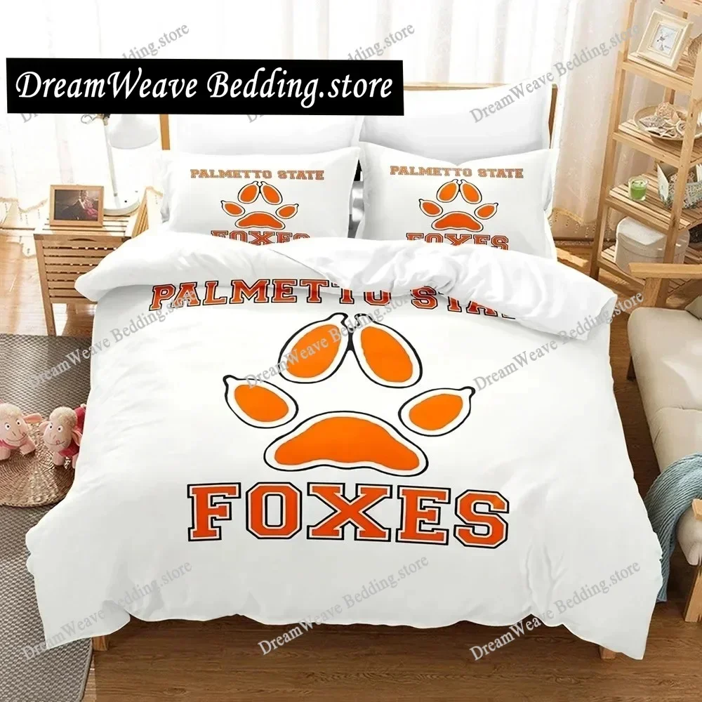 The Foxhole Court Palmetto State Bedding Set Single Twin Full Queen King Size Bed Set Aldult Kid Bedroom Kawaii Duvetcover Set96