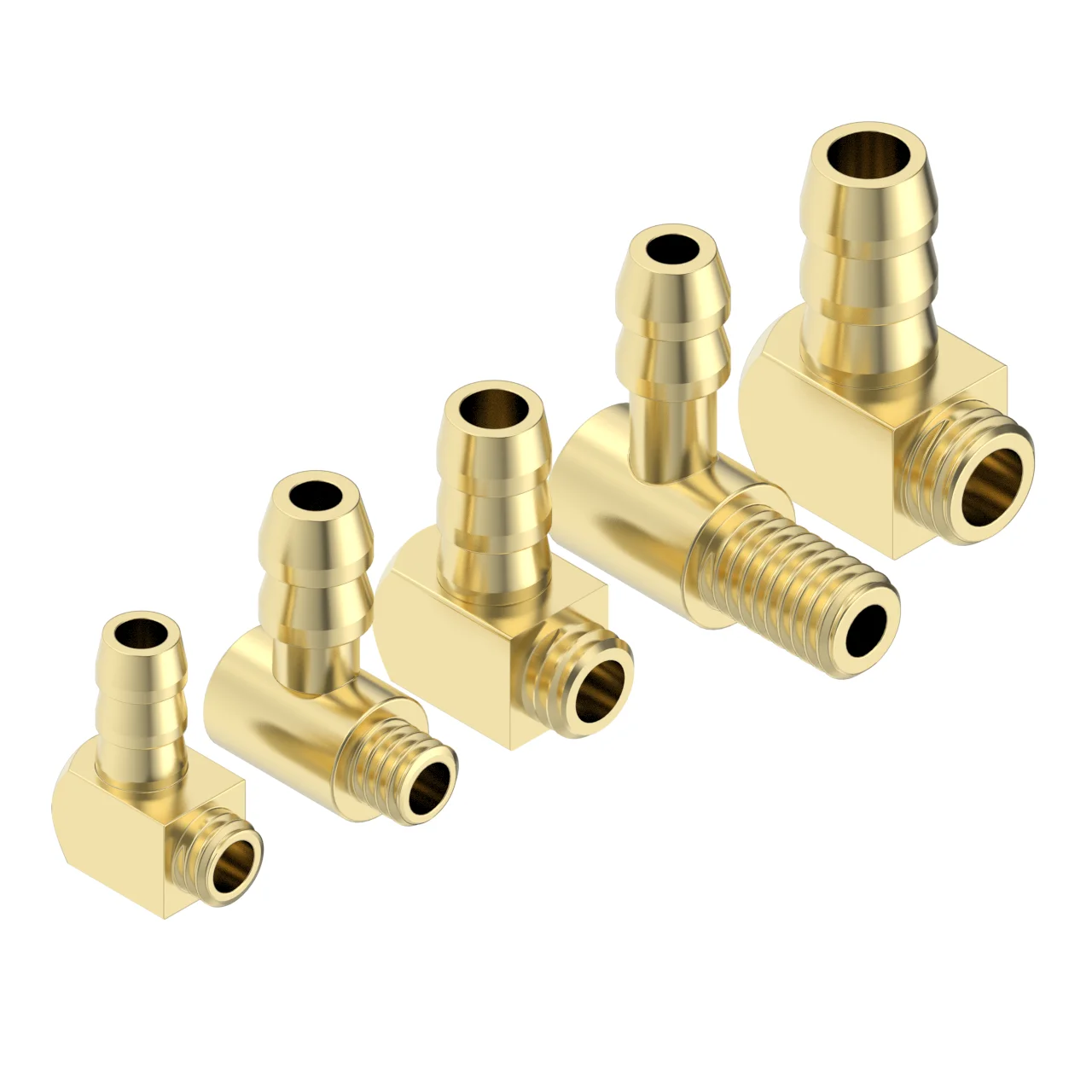 M4/M5/M6 Brass 90° …