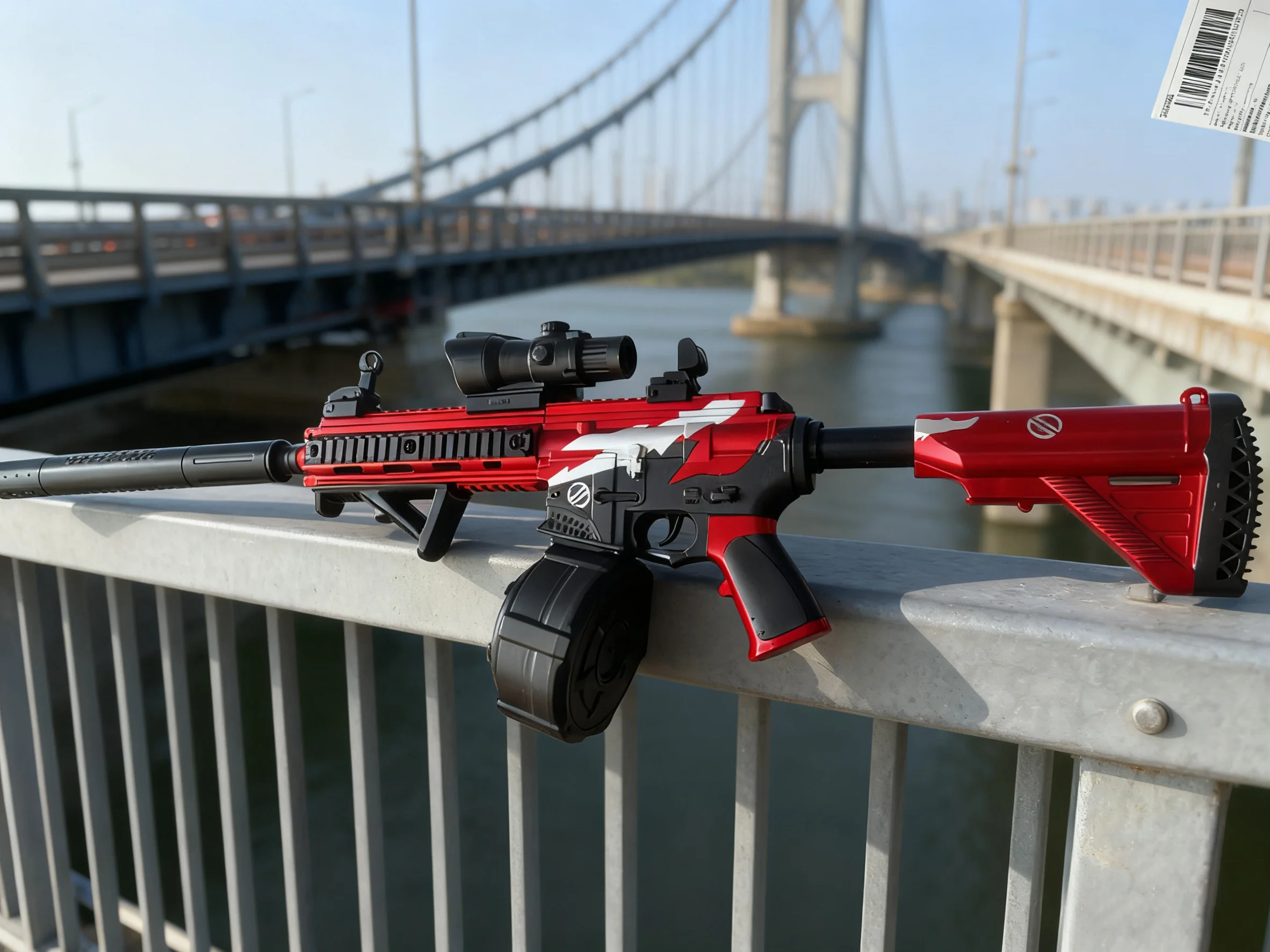 M416 Gel Blasters Volledig automatisch elektrisch speelgoedpistool voor volwassenen Buitenspellen 30M bereik Gel Ball Blaster