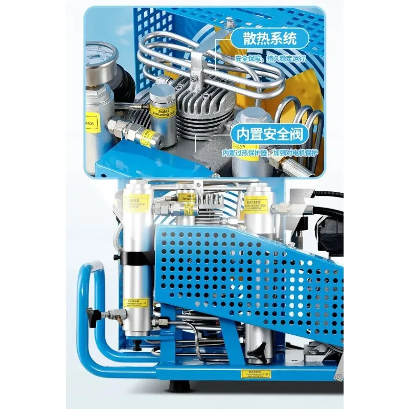 Fire diving air breathing apparatus high pressure air pump 30mpa diving bottle