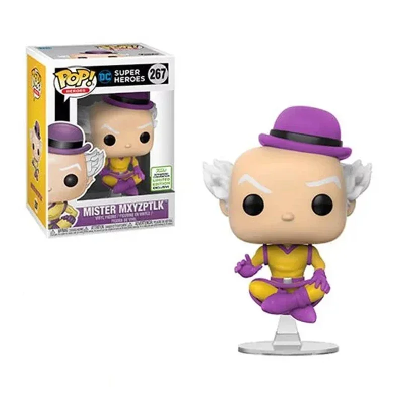 Recién llegado Funko Pop Mister Mxyzptlk ECCC2019 # 267 Figuras de acción Colección de juguetes Muñecas para niños Regalos para niños