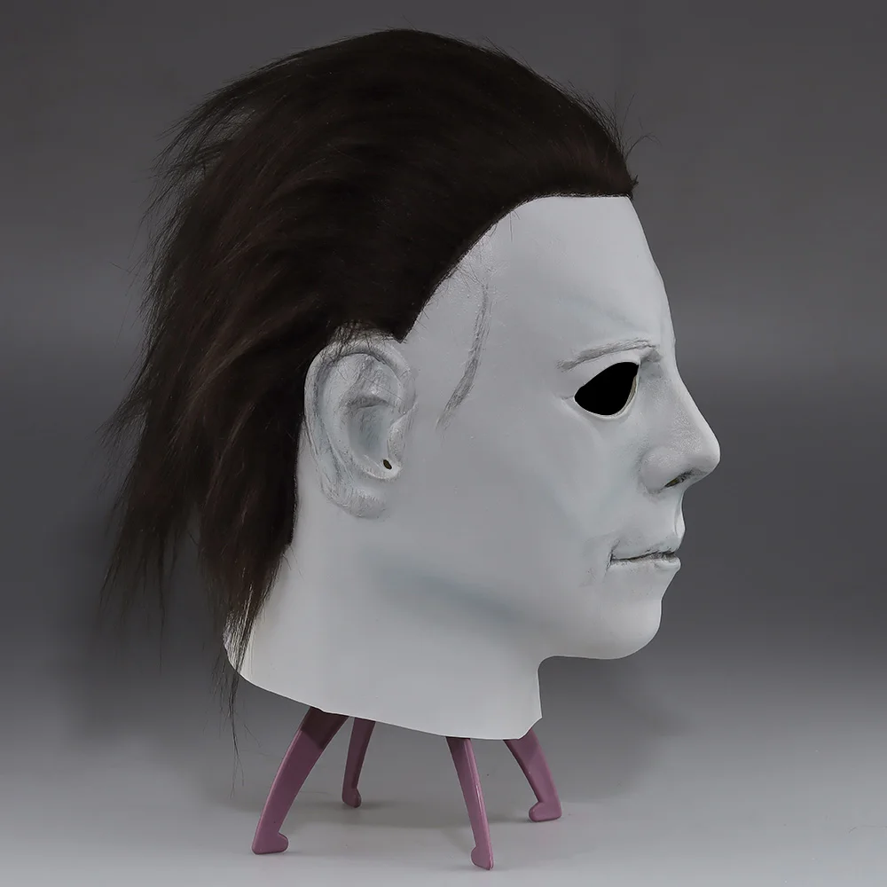 1978 Michael Myers หน้ากากคอสเพลย์สยองขวัญปีศาจ Killer Latex หมวกนิรภัย Carnival Masquerade Party เครื่องประดับชุด