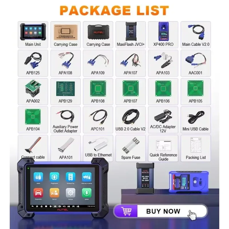 Professional autel Im608 II  Im608pro 2 Free G-BOX3 Locksmith Tools Key Programmer Scan OBD2 Vehicle Diagnostic Scanner Tool