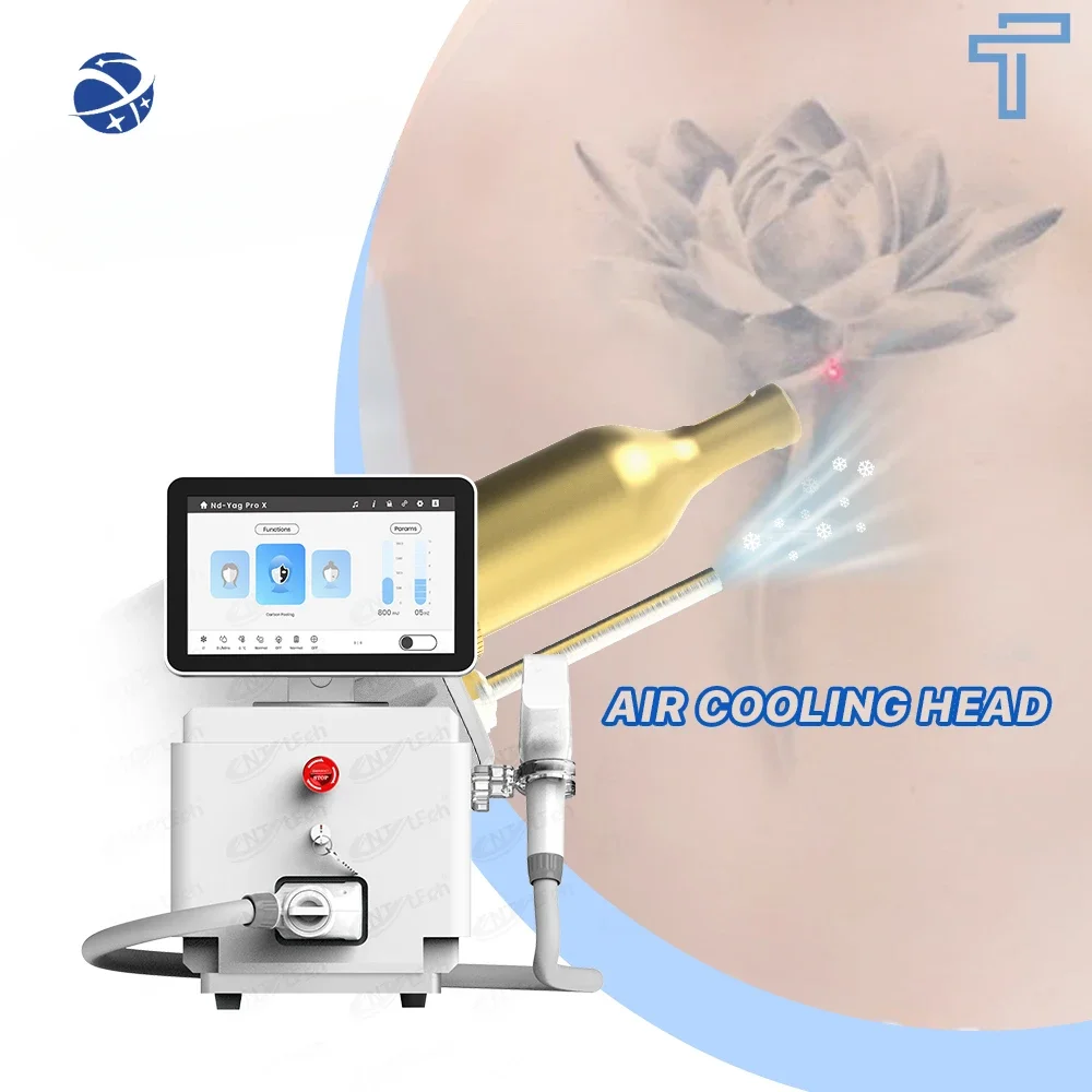 

Promotion price Q switch nd yag laser pigmention removal tattoo removal machine with 1064nm 532nm laser