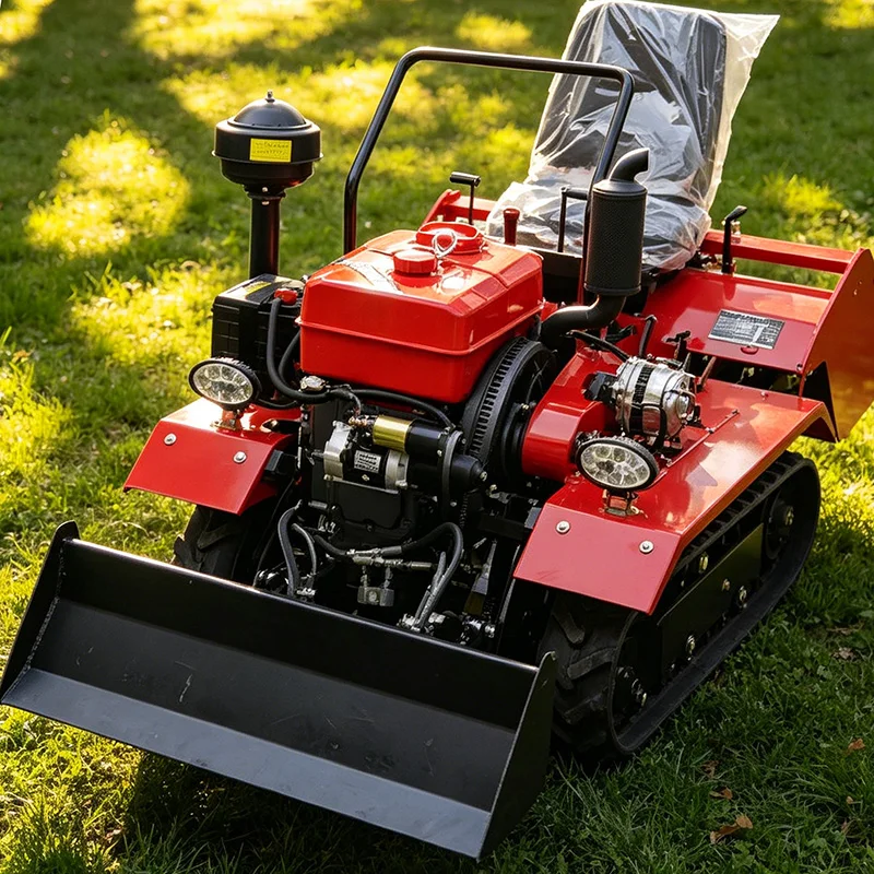 

Customized Full-terrain crawler cultivator Sturdy Structure Crawler Plowing Machine, Tractor & Crawler Rotary Tiller
