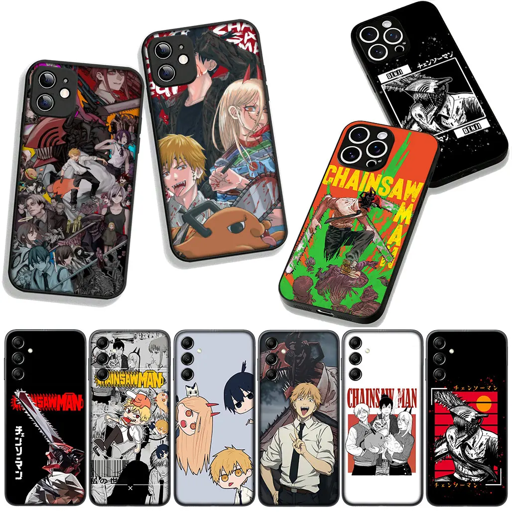 Denji Makima Tatsuki Fujimoto Chainsaw Man for Apple iPhone 15 16 14 Plus 13 12 Mini 17 Pro Max + Pro Max 16E Air Phone Case #1