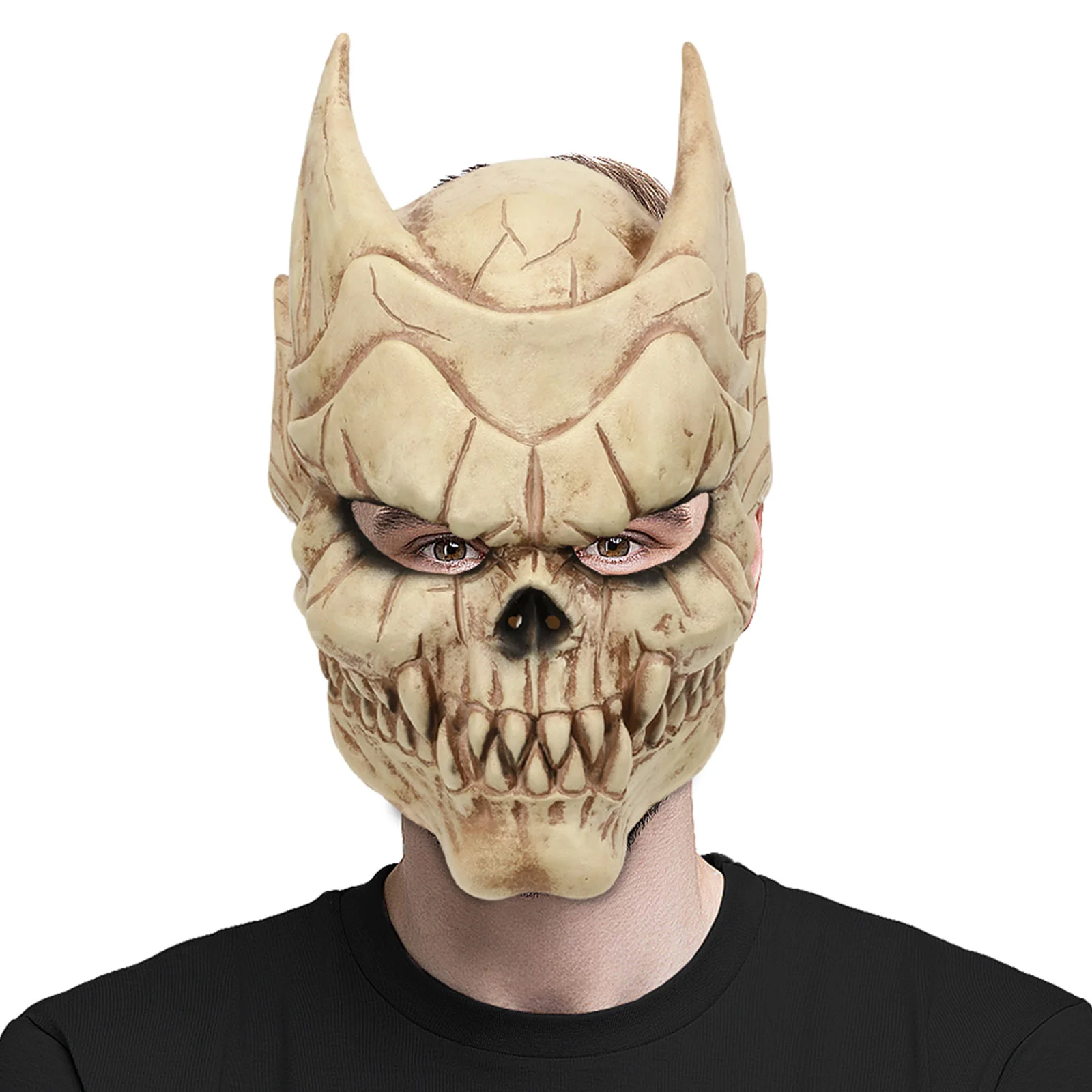 

Kaiju No 8, маска Кафки Хибино, косплей, череп, монстр, латексный шлем, маски с черепом, Хэллоуин, карнавальный костюм для вечеринки, реквизит