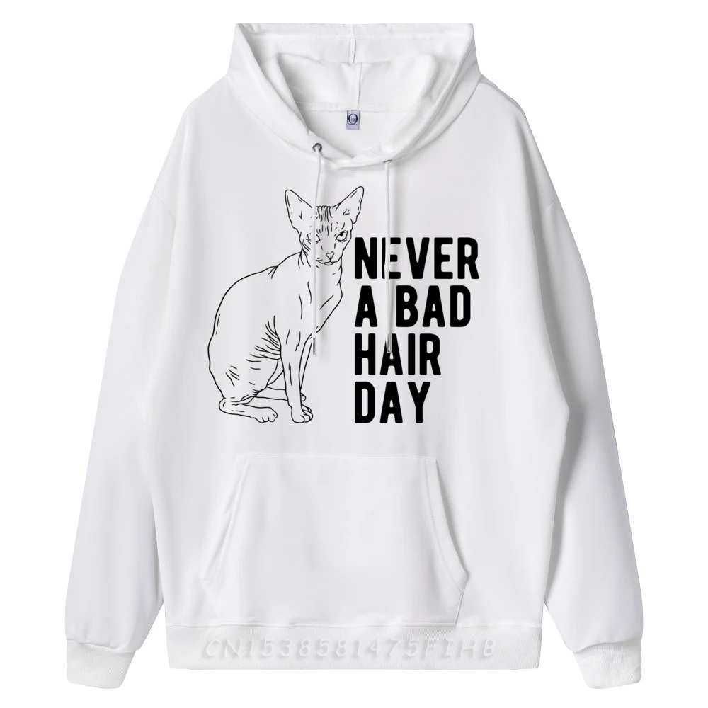 Sphynx Cat Hairless Cat Domestic Cat Owner Clothing Fashionable And Trendy Men's Sweatshirts Plus Size Leisure