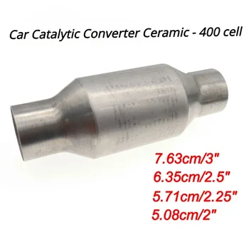 2"/2.25"/2.5"/3" catalytic converter high flow stainless steel 400 cells universal car accessories Euro1 exhaust systems