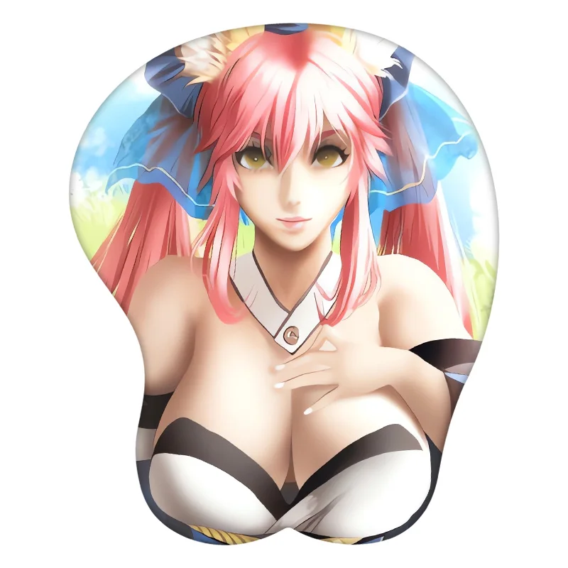 

Tamamo no Mae Fate аниме 3D коврик для мыши подставка для запястий силиконовый сексуальный креативный игровой коврик для мыши коврик